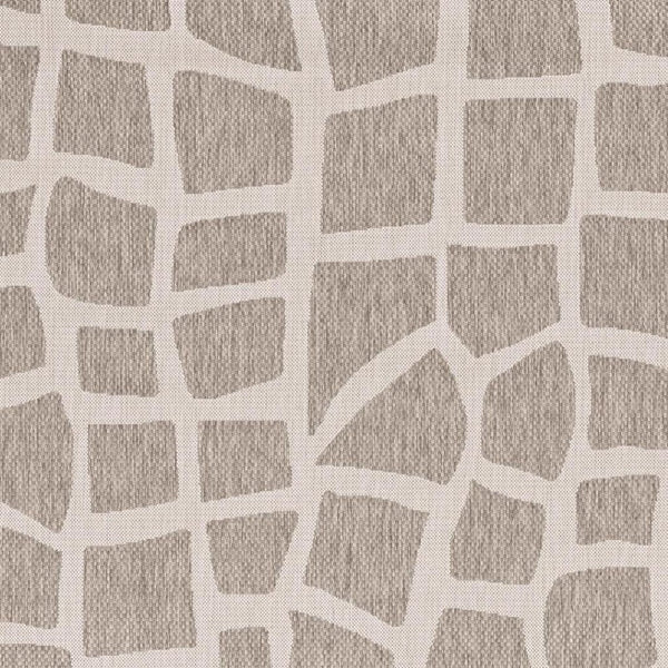 HomeRoots 8' Gray and Ivory Cobblestone Area Rug - Stylish, Durable Design Perfect for Busy Homes and Families 8' X 11' 375255