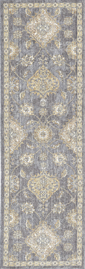 Homeroots 3' X 5' Sage Green Floral Vine Bordered Wool Indoor Area Rug  Wool 375271