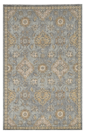Homeroots 5' X 8' Sage Green Machine Woven Traditional Indoor Area Rug  Wool 375272