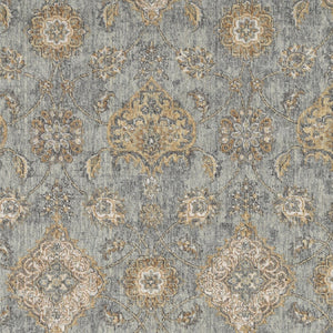 Homeroots 7' X 10' Gray And Ivory Wool Area Rug  Wool 375273