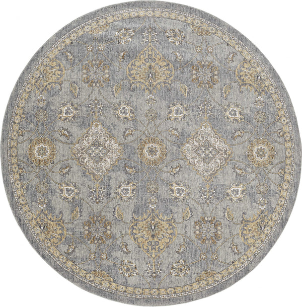 Homeroots 108 X 108 Sage Green Wool Rug  Wool 375275
