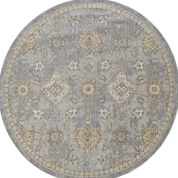 Homeroots 108 X 108 Sage Green Wool Rug  Wool 375275