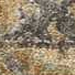 Homeroots 3' X 5' Coffee Brown Machine Woven Floral Medallion Indoor Area Rug  Wool 375292