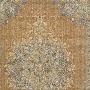 Homeroots 63 X 91 Coffee Wool Rug  Wool 375293