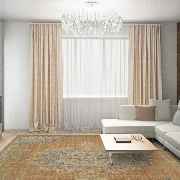 Homeroots 108 X 156 Coffee Wool Rug  Wool 375295