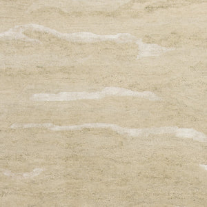 HomeRoots 9' Handcrafted Beige Wool Area Rug - Timeless Elegance and Durability for Any Room Décor 9' X 12' 375342