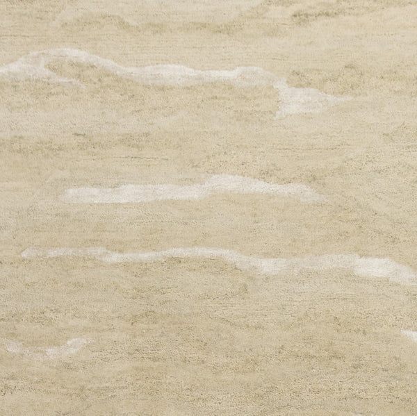HomeRoots 9' Handcrafted Beige Wool Area Rug - Timeless Elegance and Durability for Any Room Décor 9' X 12' 375342