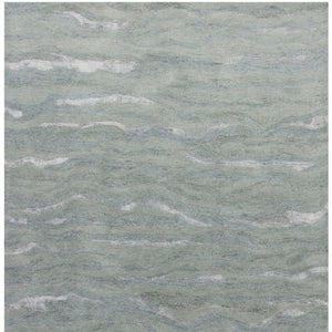 HomeRoots 3' Hand-Tufted Slate Gray and Ivory Abstract Area Rug – Elevate Any Space with Contemporary Elegance 3' X 5' 375351