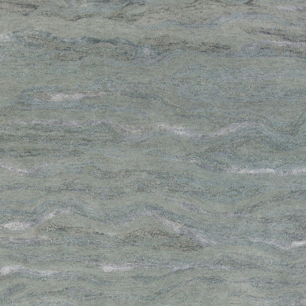 HomeRoots 3' Hand-Tufted Slate Gray and Ivory Abstract Area Rug – Elevate Any Space with Contemporary Elegance 5' X 7' 375352