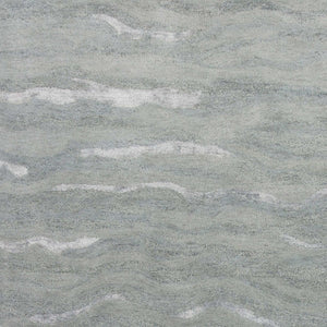 HomeRoots 3' Hand-Tufted Slate Gray and Ivory Abstract Area Rug – Elevate Any Space with Contemporary Elegance 8' X 10' 375353