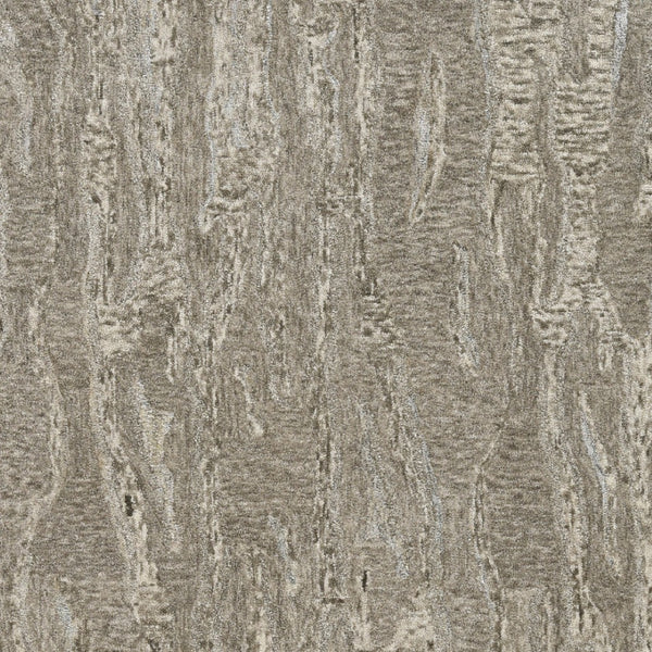 HomeRoots 3'' Sand and Gray Abstract Hand-Tufted Area Rug – Modern Artistry for Cozy, Versatile Spaces 3' X 5' 375355