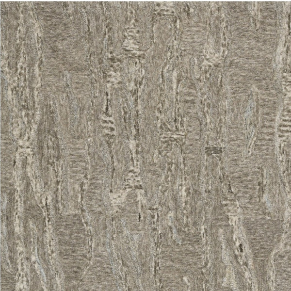 HomeRoots 3'' Sand and Gray Abstract Hand-Tufted Area Rug – Modern Artistry for Cozy, Versatile Spaces 5' X 7' 375356