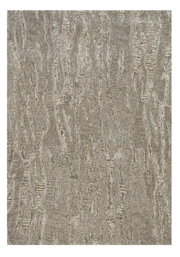 HomeRoots 8' Sand and Gray Abstract Hand-Tufted Area Rug - Artisan Crafted for Modern Spaces & Lasting Comfort 8' X 10' 375357