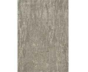 HomeRoots 9' Wool Abstract Area Rug - Hand-Tufted, Soft Sand and Gray Design for Modern Living Spaces 9' X 12' 375358