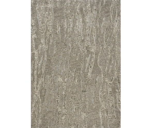 HomeRoots 9' Wool Abstract Area Rug - Hand-Tufted, Soft Sand and Gray Design for Modern Living Spaces 9' X 12' 375358