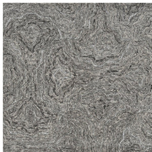 HomeRoots 3'' Gray Abstract Hand-Tufted Area Rug – Contemporary Design for Minimalist & Industrial Spaces 3' X 5' 375363