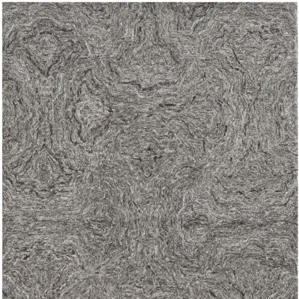 HomeRoots 3'' Gray Abstract Hand-Tufted Area Rug – Contemporary Design for Minimalist & Industrial Spaces 3' X 5' 375363