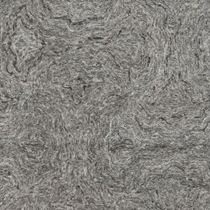 HomeRoots 3'' Gray Abstract Hand-Tufted Area Rug – Contemporary Design for Minimalist & Industrial Spaces 5' X 7' 375364