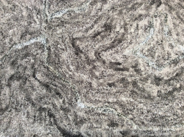 HomeRoots 8' Gray and Dark Gray Hand-Tufted Wool Area Rug - Modern Abstract Design for Elegant Spaces 8' X 10' 375365