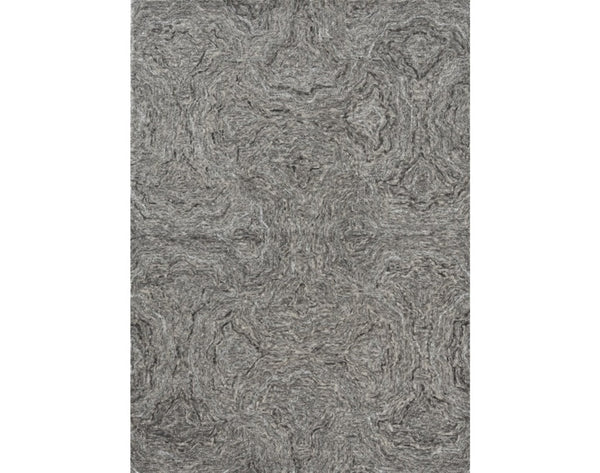 HomeRoots 9' Hand-Tufted Abstract Wool Area Rug in Gray Tones - Stylish Softness for Modern Living Spaces 9' X 12' 375366