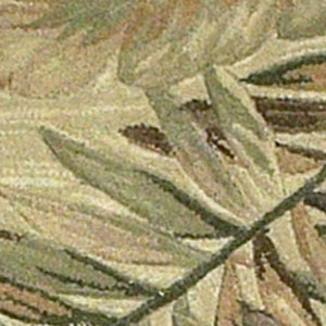 Homeroots 9' X 12' Ivory Hand Tufted Tropical Leaves Indoor Area Rug  Wool 375478