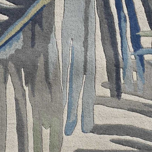 HomeRoots 10' Wool Tropical Botanical Hand-Tufted Runner Rug - Artisan-Made, Unique Design for Modern Spaces 10' Runner 375486