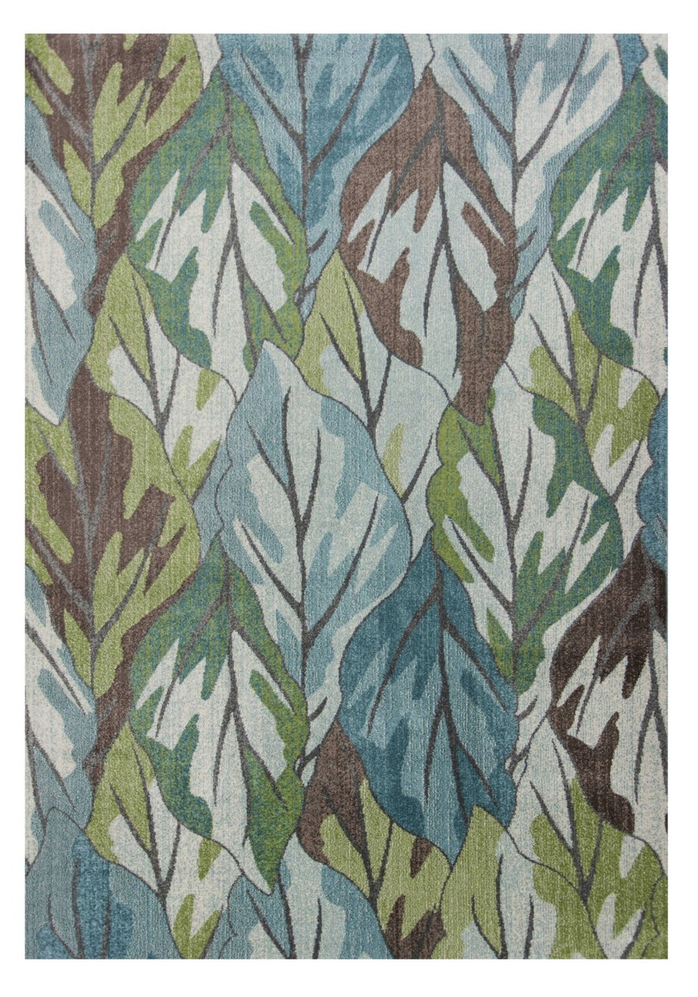 HomeRoots 10' Contemporary Blue Area Rug - Durable, Machine-Woven, Low-Pile Design for Modern Living Spaces 10' X 13' 375510