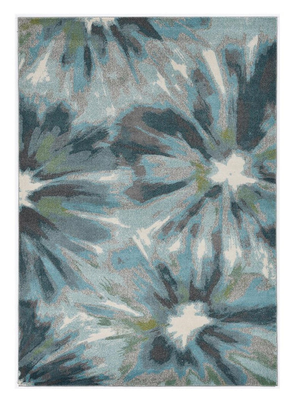 Homeroots 8' X 11' Teal Area Rug  Polypropylene 375517