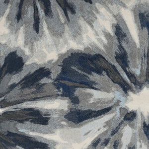 HomeRoots 8' Elegant Ivory and Blue Floral Area Rug - Durable, Stain-Resistant, Perfect for Busy Homes! 8' X 11' 375521