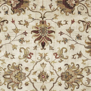 Homeroots 96 X 126 Champagne Wool Rug  Wool 375532
