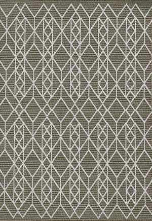 Homeroots 4' X 6' Gray Southwestern Indoor Outdoor Area Rug  Polypropylene 375553