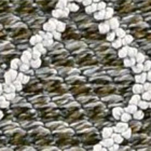 HomeRoots 4' Gray Southwestern Indoor/Outdoor Area Rug - Stylish, Durable, and Low-Maintenance for Any Space 4' x 6' 375553