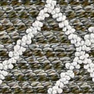 HomeRoots 4' Gray Southwestern Indoor/Outdoor Area Rug - Stylish, Durable, and Low-Maintenance for Any Space 4' x 6' 375553