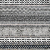 Homeroots 4' X 6' Taupe Striped Area Rug  Polypropylene 375571