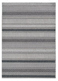 Homeroots 8' X 10' Taupe Striped Area Rug  Polypropylene 375574