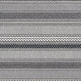 Homeroots 8' X 10' Taupe Striped Area Rug  Polypropylene 375574