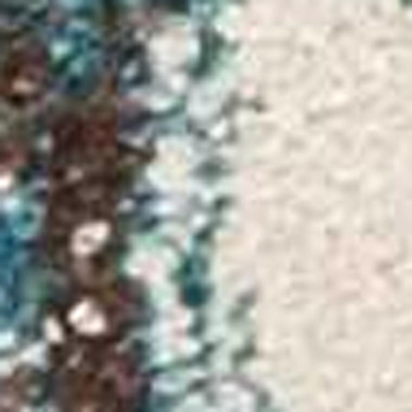 HomeRoots 5' Ivory and Teal Abstract Area Rug - Stylish, Durable, Stain-Resistant Design for Modern Spaces 5' X 8' 375595