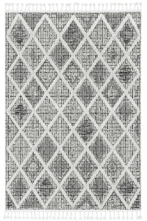 Homeroots 12' X 15' Charcoal Geometric Area Rug  Polyester 375664