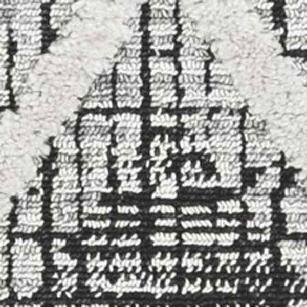 Homeroots 3' X 5' Charcoal Geometric Area Rug  Polyester 375666