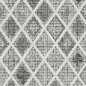 Homeroots 105 X 156 Charcoal Polyester Rug  Polyester 375669