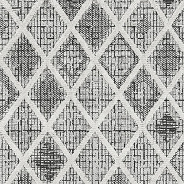 Homeroots 105 X 156 Charcoal Polyester Rug  Polyester 375669