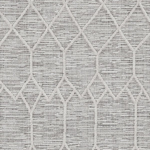 Homeroots 3' X 5' Ivory Geometric Area Rug  Polyester 375672