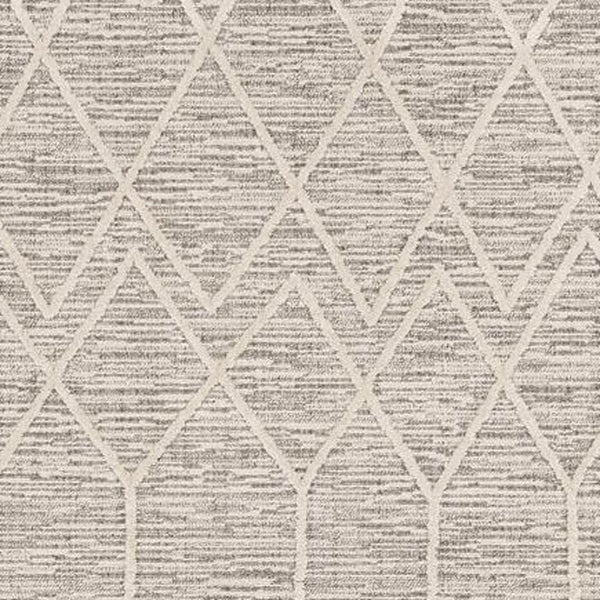 Homeroots 8' X 11' Ivory Grey Machine Woven Geometric Indoor Area Rug  Polyester 375674