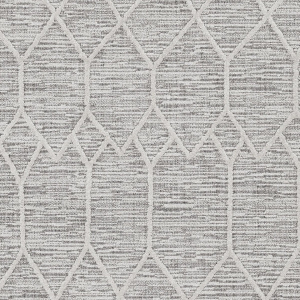 Homeroots 9' X 13' Ivory Grey Machine Woven Geometric Indoor Area Rug  Polyester 375675