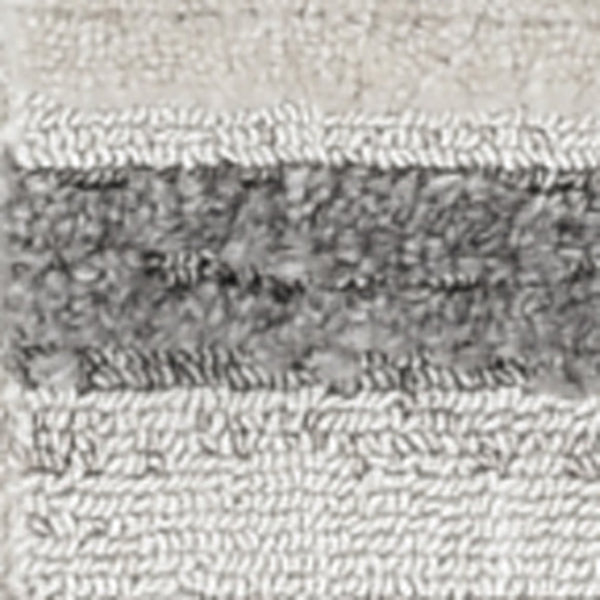 HomeRoots 12' Gray and Ivory Abstract Area Rug - Contemporary Design for Modern Living Spaces and Décor 9" x 13" 375693