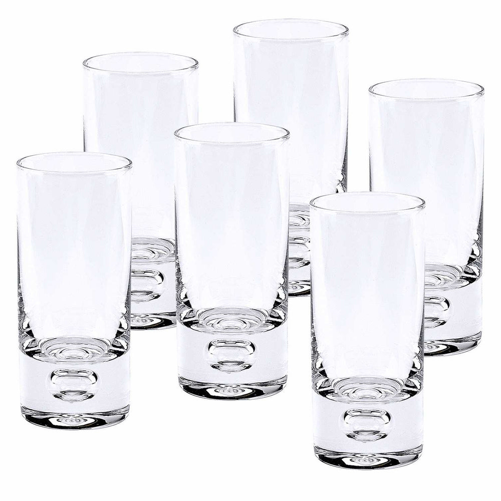 Homeroots Mouth Blown Crystal 6 Pc Shot Or Vodka Glass Set  3 Oz   375717