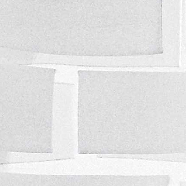 Homeroots 12" Mouth Blown Frosted Crystal European Made Wall Design Vase  Lead Free Crystal 375738