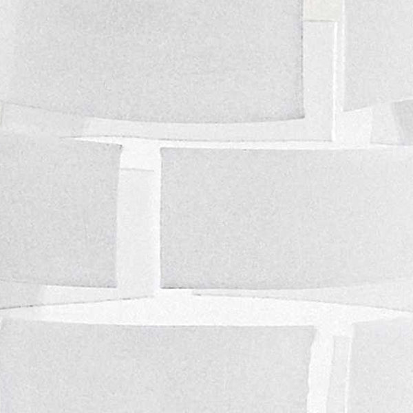 Homeroots 12" Mouth Blown Frosted Crystal European Made Wall Design Vase  Lead Free Crystal 375738