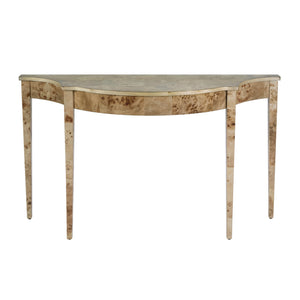 Butler Specialty Butler Demilune Console Table 54" - Classic Cherry Veneer Inlay, Pembroke Legs, Durable Craftsmanship Light Brown 3757443