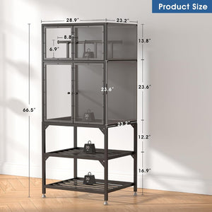 English Elm 3d Printer Cabinet Acrylic Doors Metal Frame Filament Spool Storage Studio Office W3190P305793